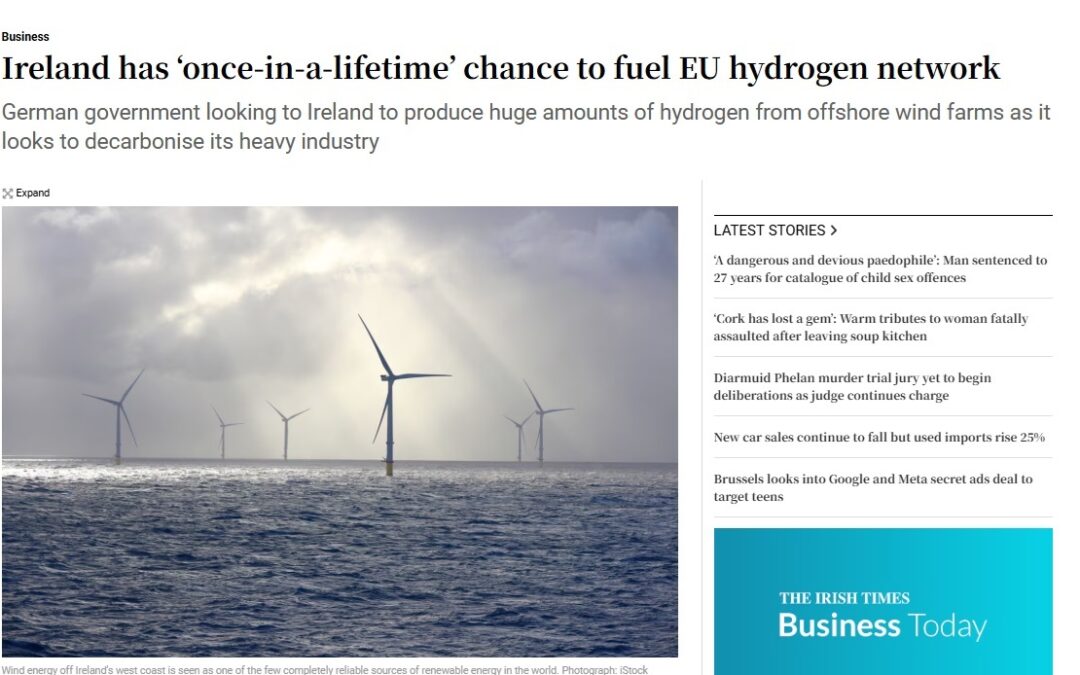 Irish Times on ECI’s Offshore Wind